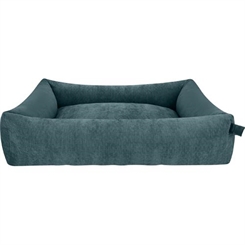 Fantail Mellow Snug rektangulær kurv - Peacock Blue - 70x55cm